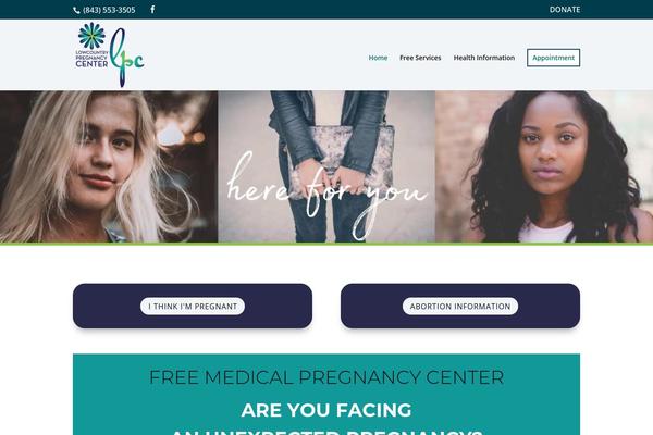 Divi theme site design template sample
