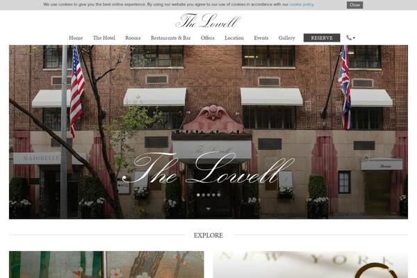 lowellhotel.com site used Lowell