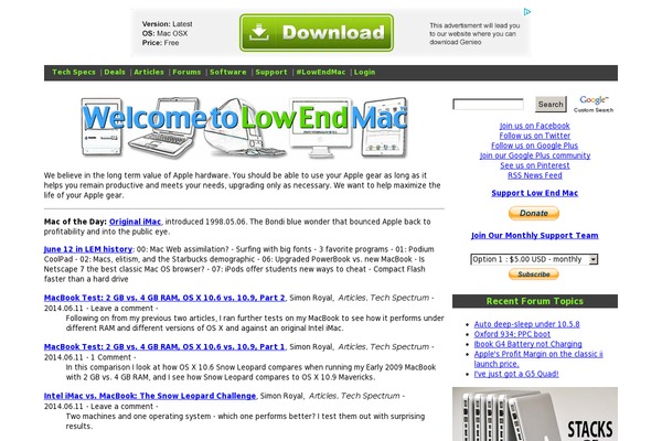 lowendmac.com site used Lowendmac