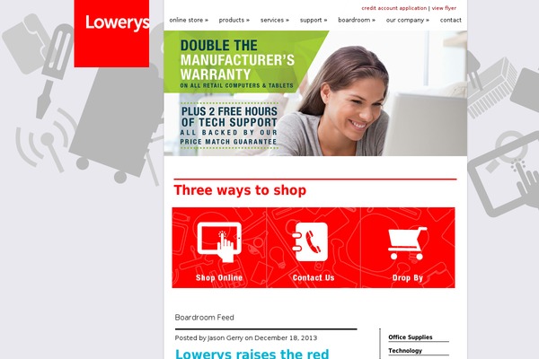lowerys.com site used Lowerys-wp