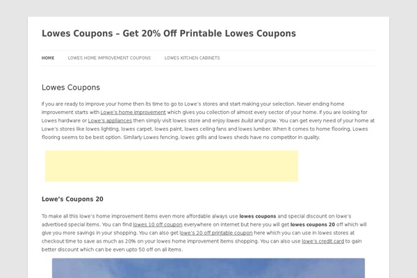 Twenty Twelve theme site design template sample