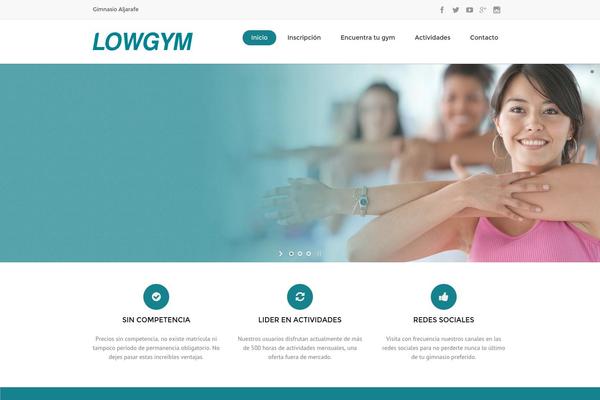 lowgym.es site used Zapedah