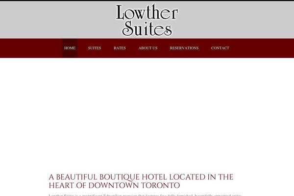 Ultimatum theme site design template sample