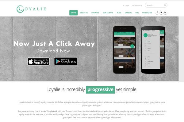 loyalie.com site used Loyalie