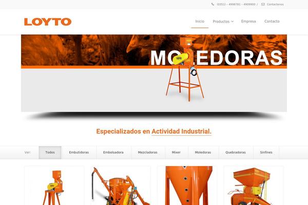 WordPress website example screenshot