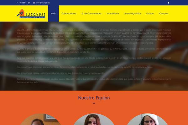WordPress website example screenshot
