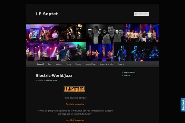Site using Fancy Gallery plugin