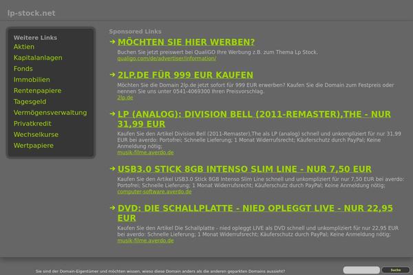 lp-stock.net site used Landingpage