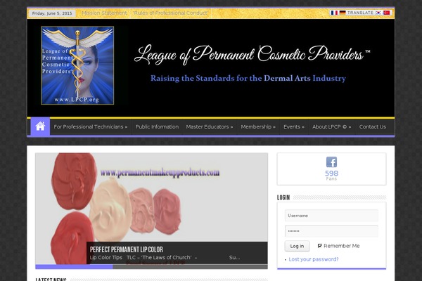 WordPress website example screenshot