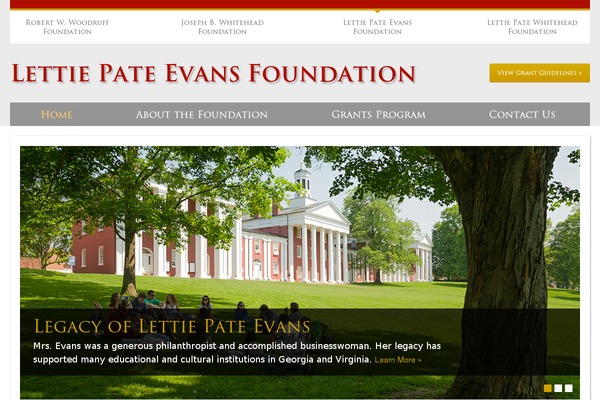 lpevans.org site used Woodruff