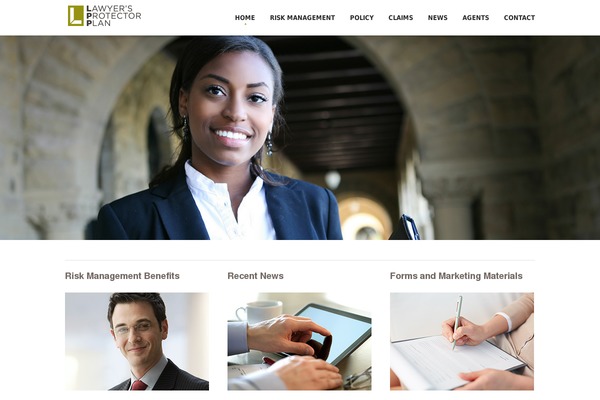WordPress website example screenshot