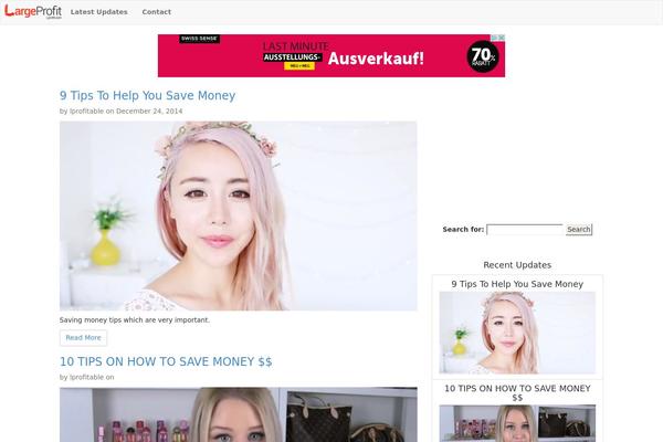 WordPress website example screenshot