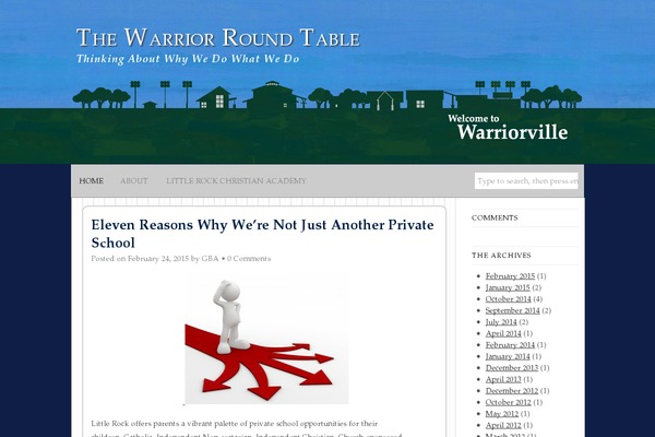 WordPress website example screenshot