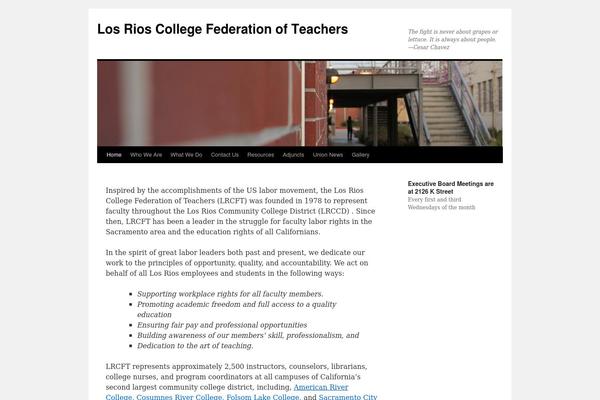 WordPress website example screenshot