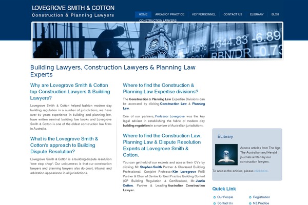 WordPress website example screenshot