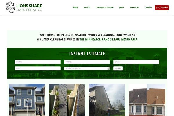WordPress website example screenshot