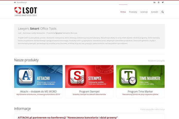 lsot.pl site used Themetastic-child