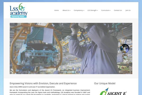 WordPress website example screenshot