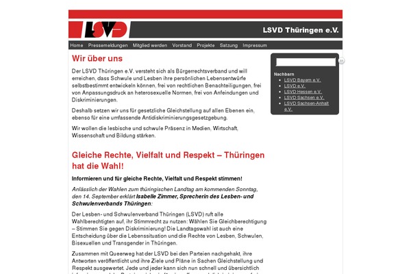 lsvd-thueringen.de site used Lsvd-thr