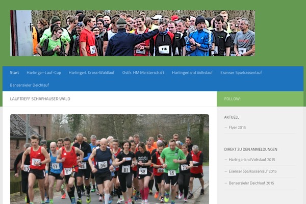 Hueman theme site design template sample