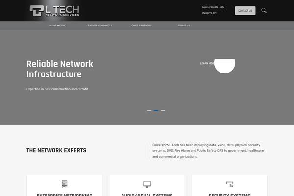 Lightwire theme site design template sample