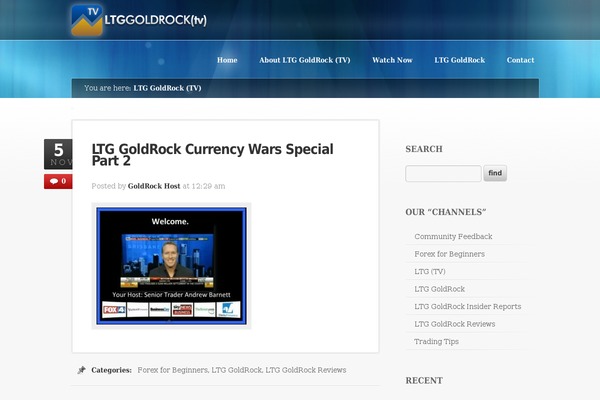 ltggoldrock.tv site used pandora