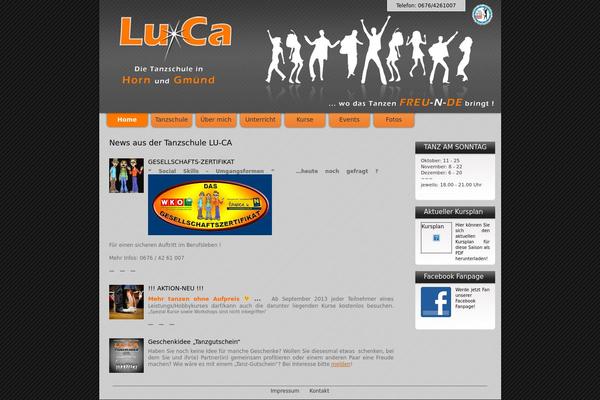 Luca theme site design template sample