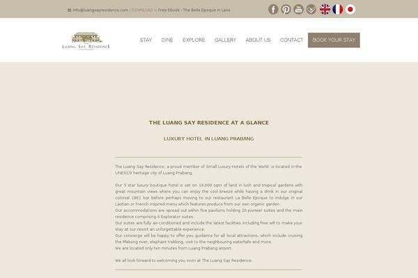 Donovan theme site design template sample