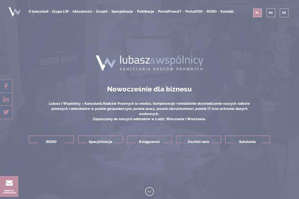 lubasziwspolnicy.pl site used Lubasz-theme-fresh