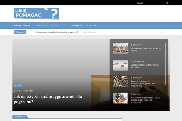 VMagazine Lite theme site design template sample