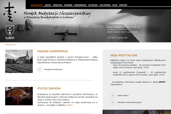 lubin-medytacje.pl site used Benedict