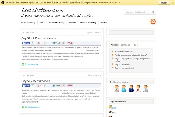 WordPress website example screenshot