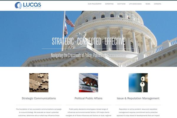 lucaspublicaffairs.com site used Lpa