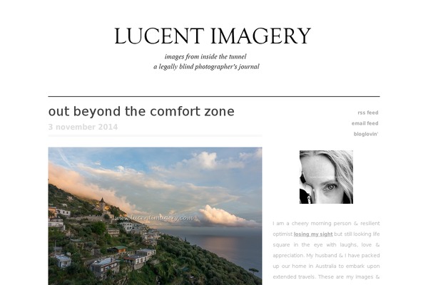 lucentimagery.com site used Minimal-blog