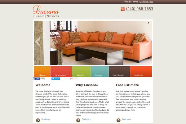 luciana theme websites examples