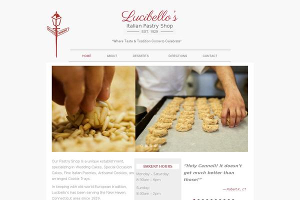 lucibellospastry.com site used WEN Business
