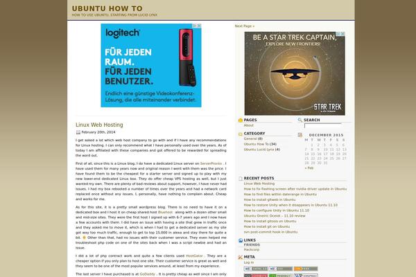 WordPress website example screenshot