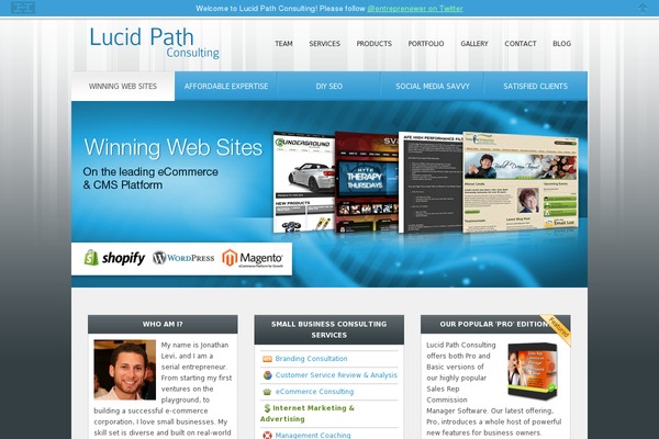 lucidpathconsulting.com site used Intelligible_v.1.2.3_theme_only