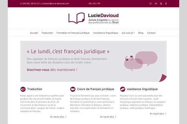 lucie-davioud.com site used Lucie