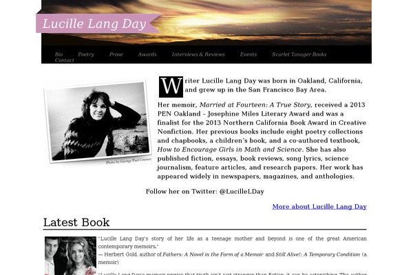 lucillelangday.com site used Simple-please
