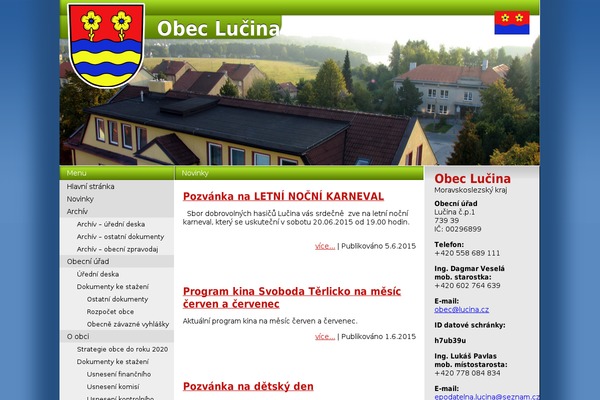 lucina.cz site used Lucina