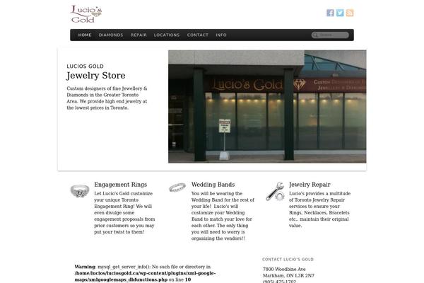 luciosgold.ca site used PageLines