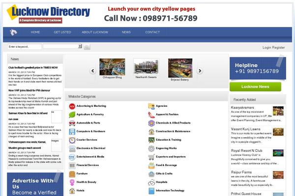 lucknowdirectory.com site used Skdirectory