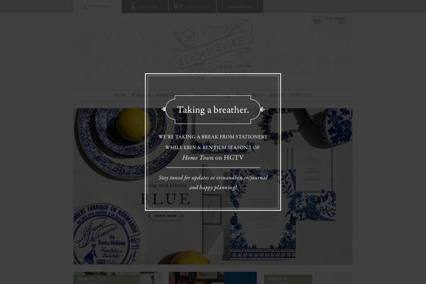 lucky-luxe.com site used Lucky-luxe