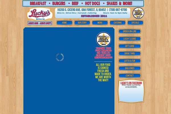 luckysdrivein.com site used Luckys