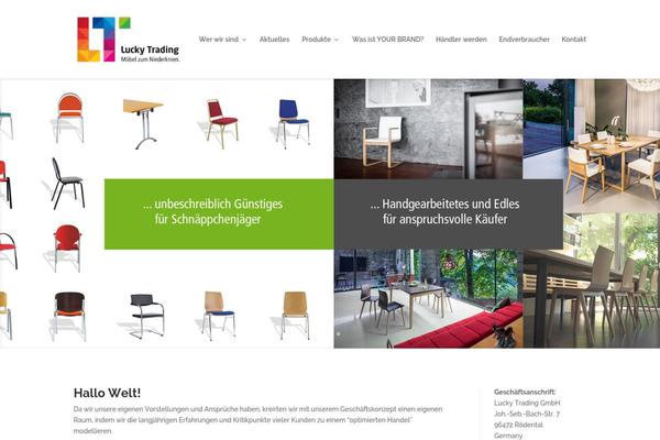 Divi theme site design template sample