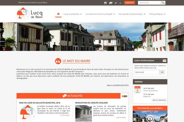 lucqdebearn.com site used Mairie-lucq