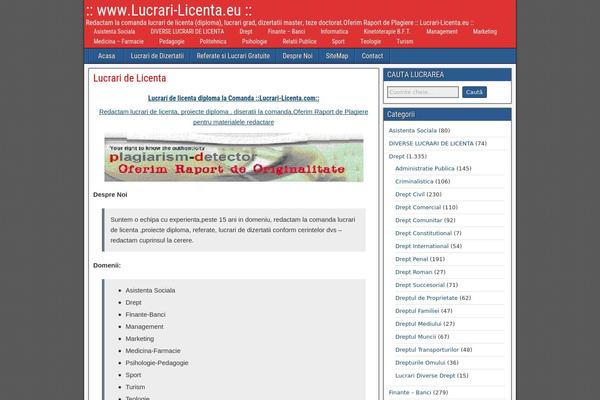 lucrari-licenta.eu site used Krono