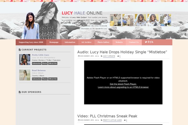 lucy-hale.org site used Lho