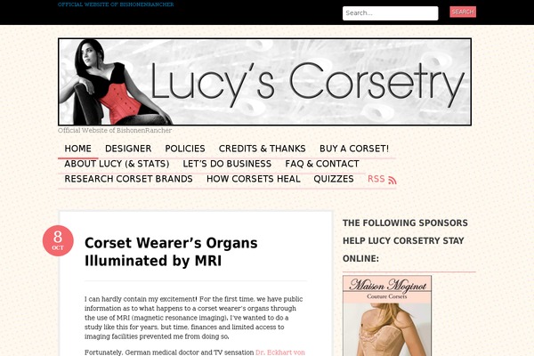 lucycorsetry.com site used Galleria